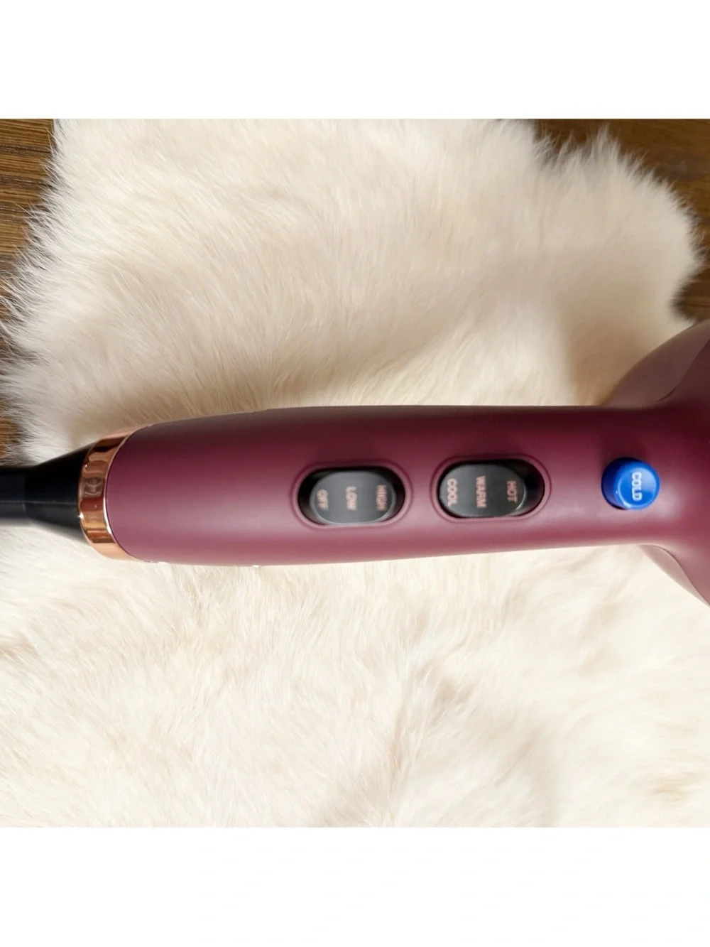 InfinitiPRO by Conair Hair Dryer – Burgundy & Rose Gold